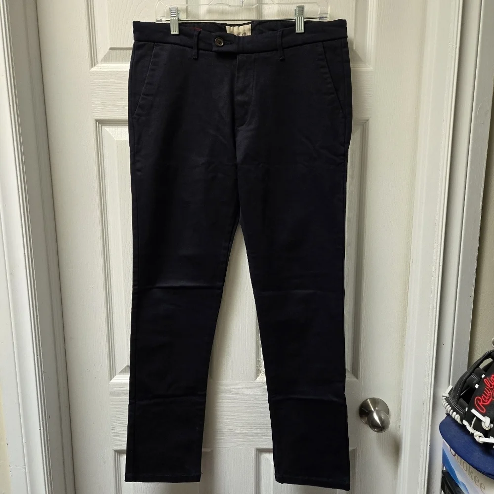 Gucci Limited Edition Navy Cotton Chino Trousers Pants - Picture 2 of 12